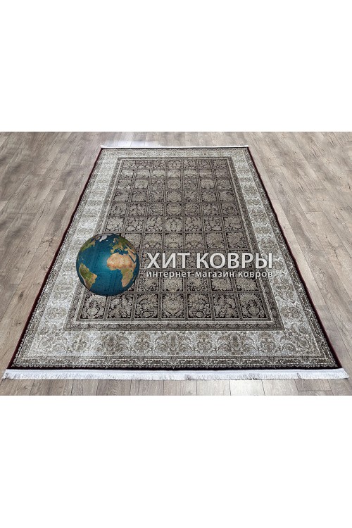 Иранский ковер Arti 8329 Бордовый-крем